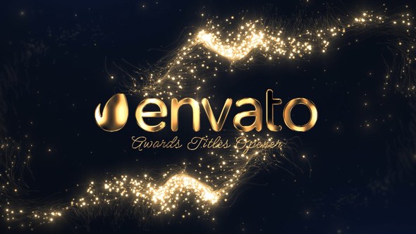 Videohive Golden Awards Titles 46719204 Titles template preview
