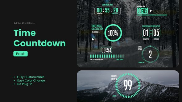 Videohive Time Countdown 56438644 Elements template preview