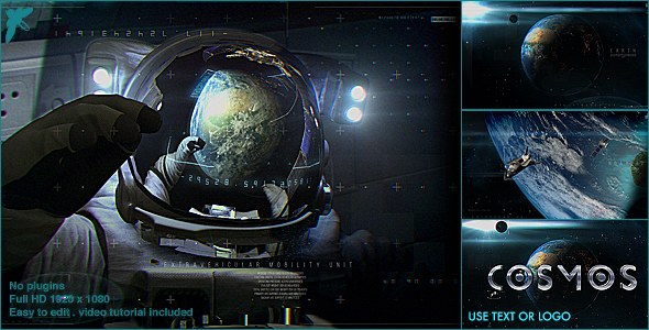 Earth Cosmo Logo Video Displays template preview