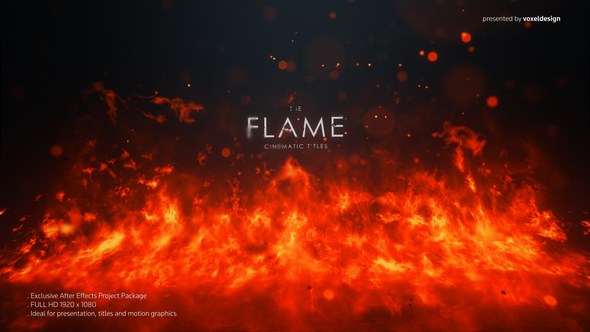 Videohive FLAME Cinematic Titles Titles template preview