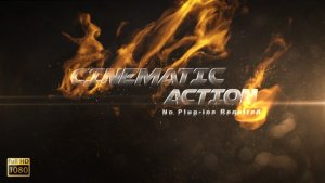 Cinematic Action Trailer Video Displays template preview