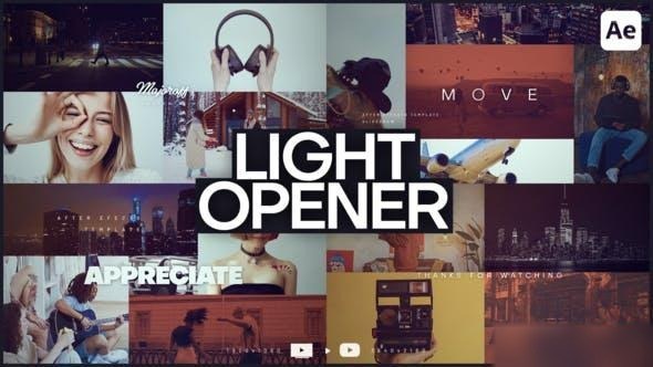 Videohive Light Opener Openers template preview