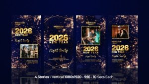 Videohive New Year Instagram Stories 55985680 Openers template preview
