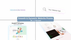 Videohive Smooth & Dynamic Website Promo Product Promo template preview