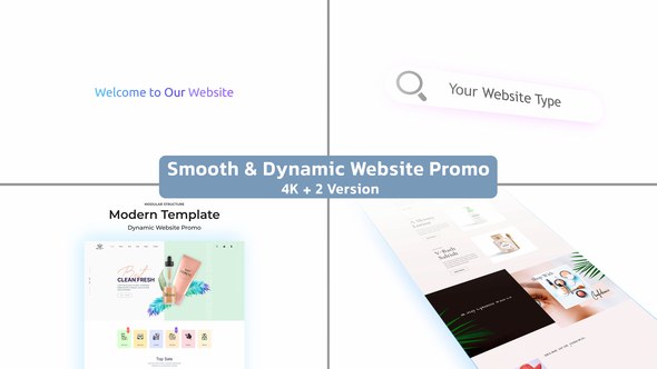 Videohive Smooth & Dynamic Website Promo Product Promo template preview