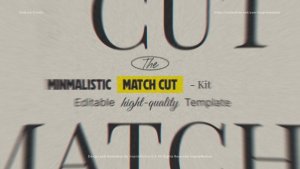 Videohive Text Match Cut 60441449 Titles template preview