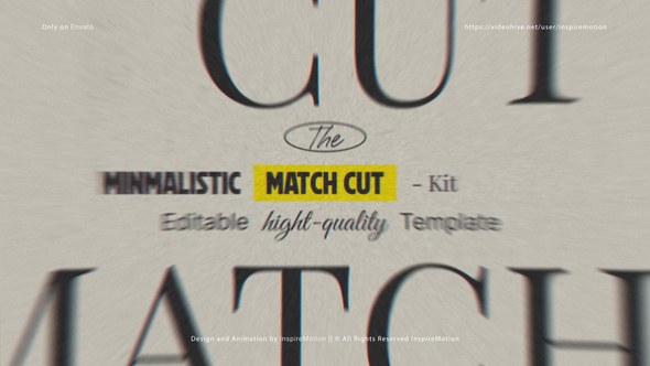Videohive Text Match Cut 60441449 Titles template preview