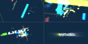 Videohive Abstract Glowing Logo Logo Stings template preview