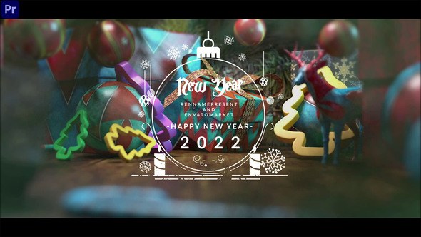 Christmas Postcard and Opener Video Displays template preview
