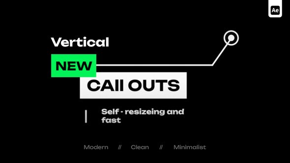 Videohive Vertical Call Outs Elements template preview