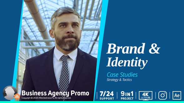 Company Promo Video Displays template preview