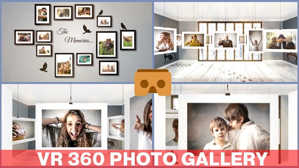 VR 360 Photo Gallery Video Displays template preview