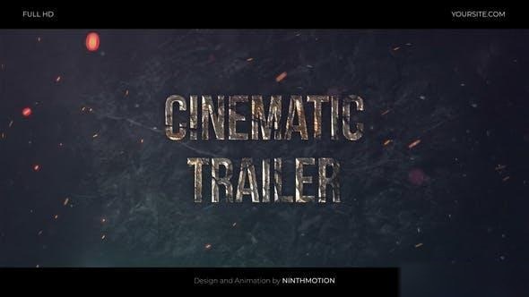 Videohive Thriller And Action Stone Trailer Titles template preview