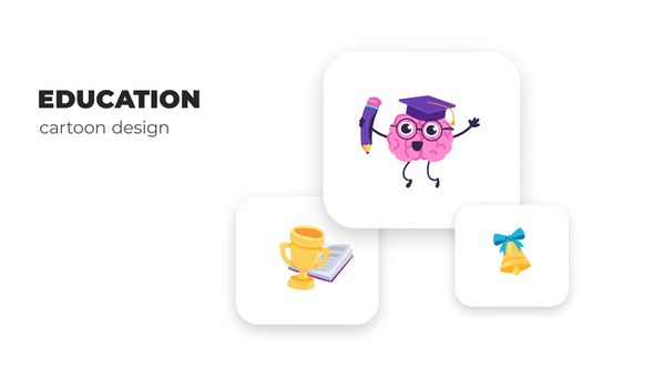 Videohive Education - Cartoon Design Elements template preview