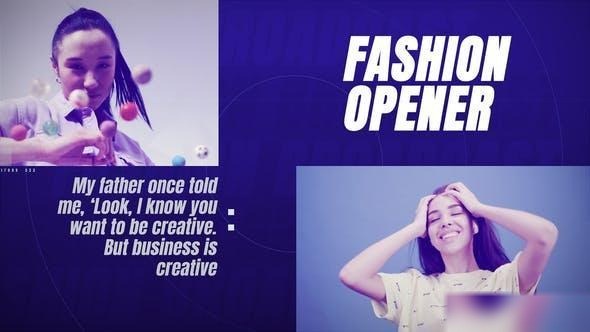 Videohive Fashion Opener 52244954 Openers template preview