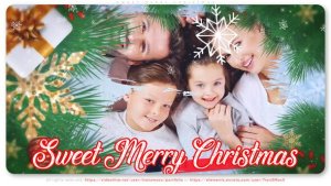Videohive Sweet Merry Christmas Video Displays template preview