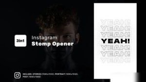 Videohive Instagram Stomp Opener Openers template preview