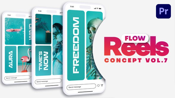 Minimal Instagram Reels Vol. 07 Premiere Pro template preview
