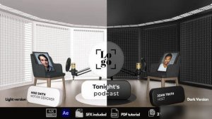 Videohive Podcast Intro 45959812 Logo Stings template preview
