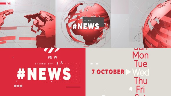 Videohive TV Broadcast News Broadcast-packages template preview