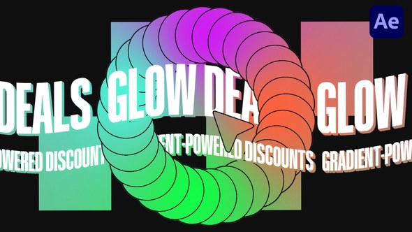 Videohive 3D Gradient Promo Openers template preview