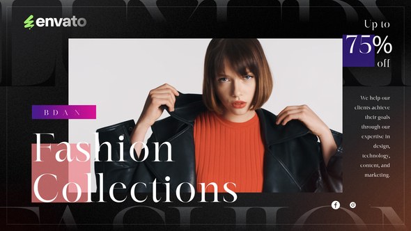Videohive Fashion Collection Promo Video Displays template preview