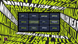 Minimalism Neat Titles | Premiere Pro Premiere Pro template preview