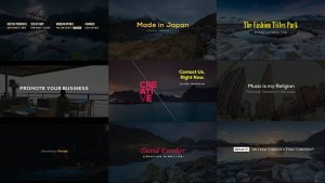 Creative Designer Titles Video Displays template preview