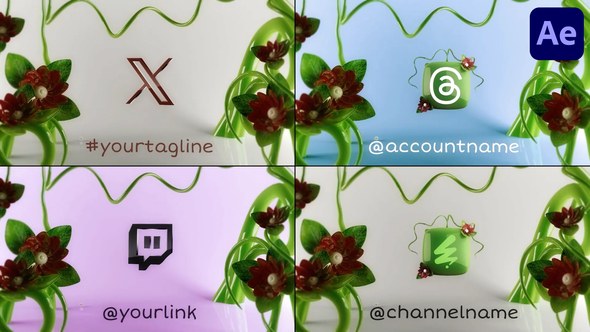 Videohive Flourish Logo Reveal for After Effects Logo Stings template preview