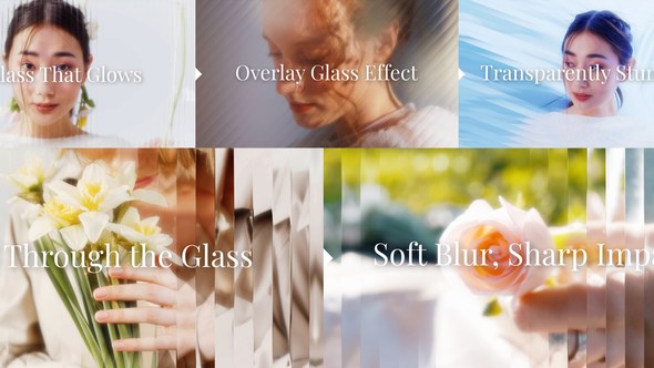 Videohive Overlays Glass After Effect Template Elements template preview