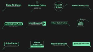 Videohive Call Outs Universal Elements template preview