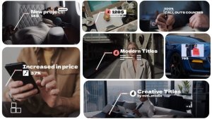 Videohive Call Outs Counter  AE Titles template preview