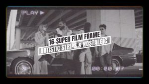 Videohive Super Film Frame Collection вЂ“ Artistic Film Strips & Nostalgic Style Elements template preview