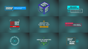Videohive Minimalist Titles 51937312 Titles template preview