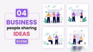 Videohive Business Sharing Ideas After effect Elements template preview