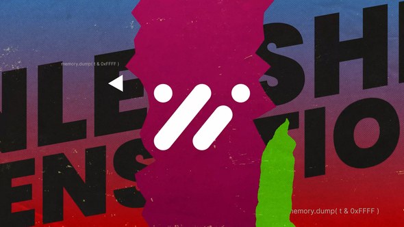 Grunge Paper Logo Reveal Logo Stings template preview