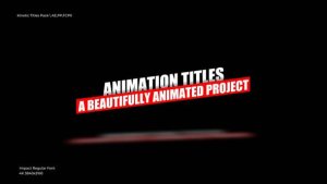 Videohive Kinetic Titles | After Effects 50085499 Titles template preview