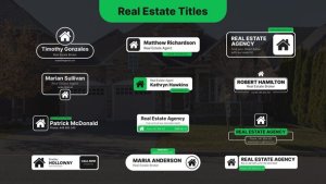 Videohive Real Estate Titles 59139956 Titles template preview