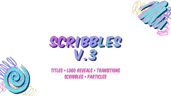 Videohive Scribbles v3 - Hand Drawn Pack Titles template preview