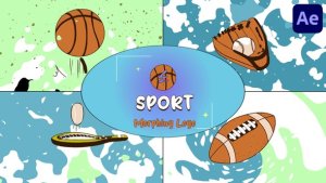 Videohive Sports Morphing Logo for After Effects Logo Stings template preview
