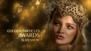 Videohive Golden Particles Awards Slideshow Openers template preview