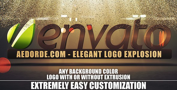Videohive Elegant Logo Explosion Logo Stings template preview