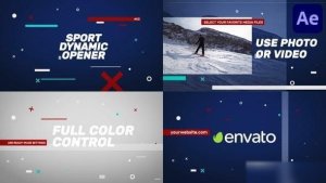 Videohive Sport Dynamic Opener for After Effects Openers template preview