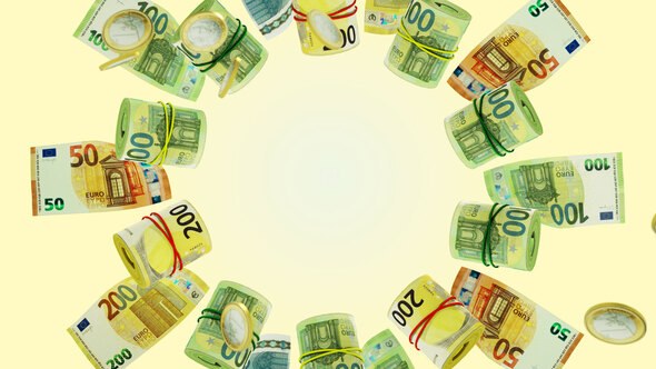 Videohive Money Dance Euro Logo Stings template preview