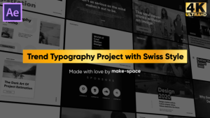 Videohive Swiss Typography Pack Titles template preview
