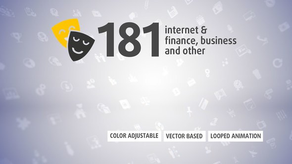 181 Animated Icons Video Displays template preview