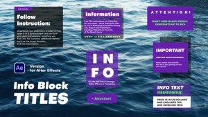 Videohive Info Block Titles Titles template preview