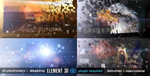 Mosaic World Video Displays template preview