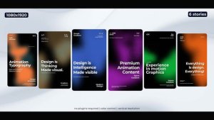 Videohive Solar Gradient Stories Product Promo template preview