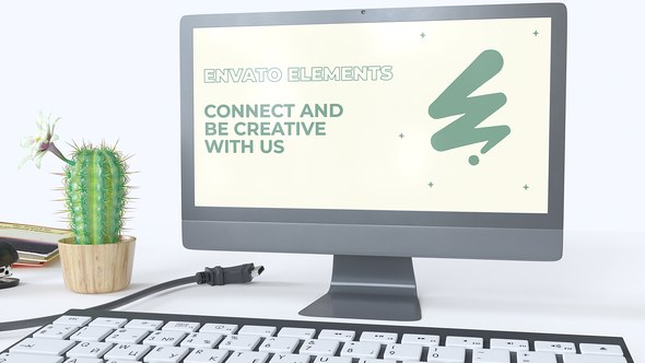 Videohive Cable Connection Logo Reveal Logo Stings template preview